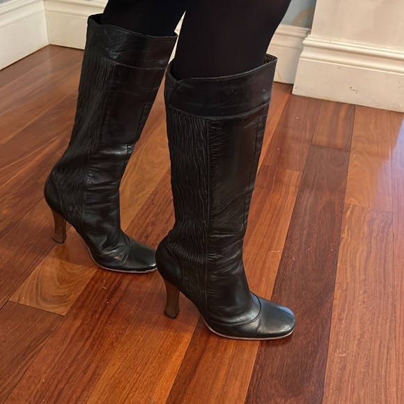Dolce and Gabbana Vintage Boots, Black 7.5 - Picture 4 of 6